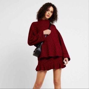 Free People Set the Mood Skirt set Size XS